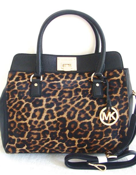 michael kors leopard pocketbook|Michael Kors bags new collection.